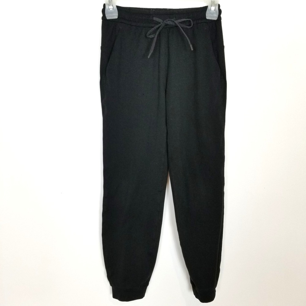 Lululemon Women Adapted State High-Rise Jogger Pants Sz 0 Black Athletic Pull On